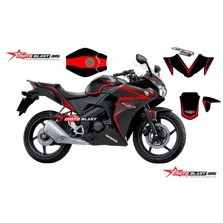 Decal Stiker Honda CBR150R Thailand BLACK EDITION