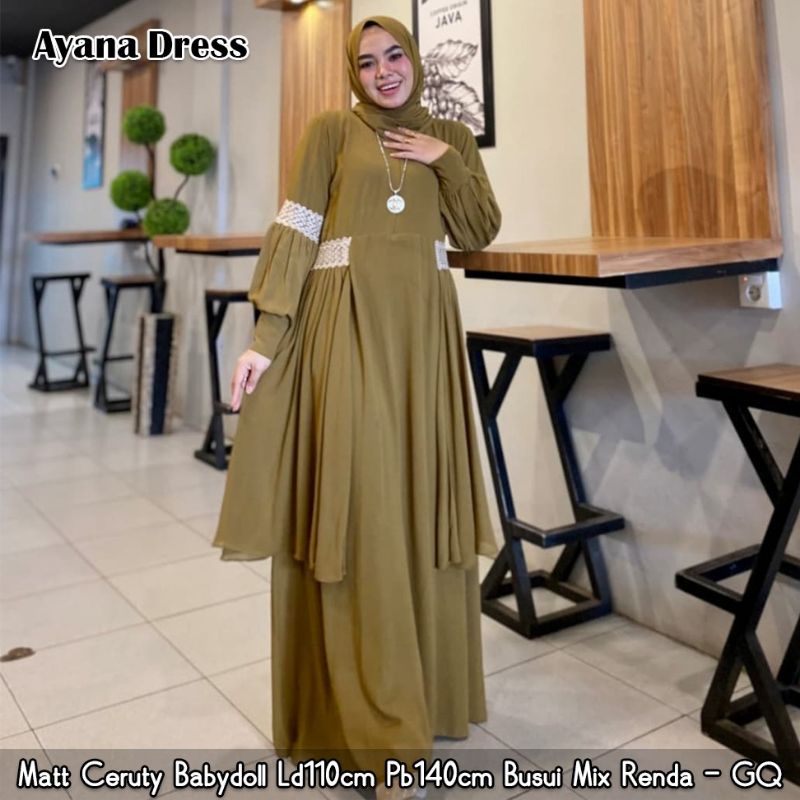 gamis ayana dress ayana maxy