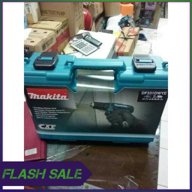 Mesin Bor Baterai Makita DF 331 DWYE   Cordless Makita DF 331DWYE