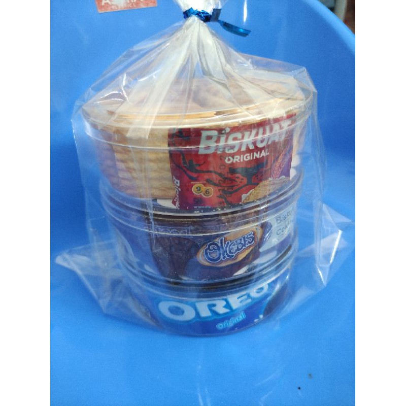 paket lebaran oke bis, biskuat, oreo/nextar/slai olai/better