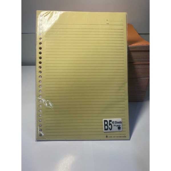

Isi Binder B5 Warna Garis