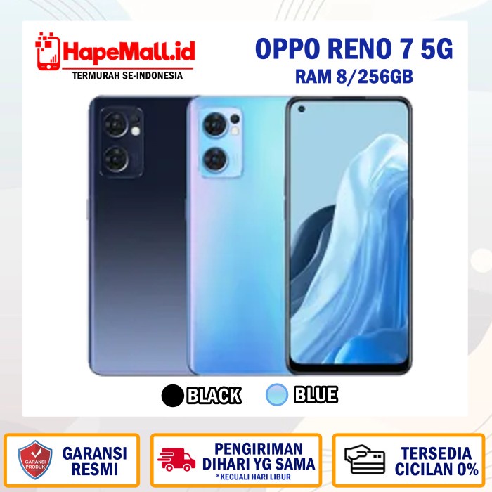 OPPO RENO 7 5G RAM 8/256GB GARANSI RESMI OPPO TERMURAH