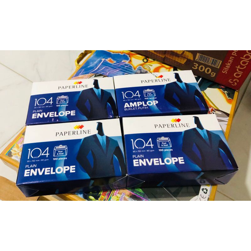 

Amplop Putih / Amplop Paperline 95x152 Box Isi 100