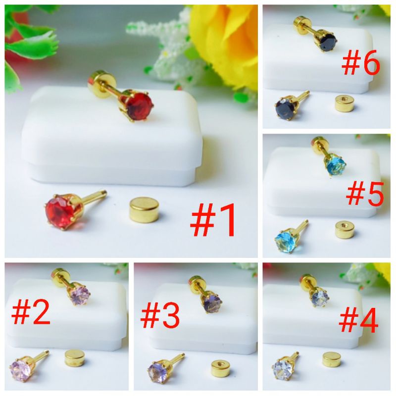 Anting Tusu Batu Permata C.B