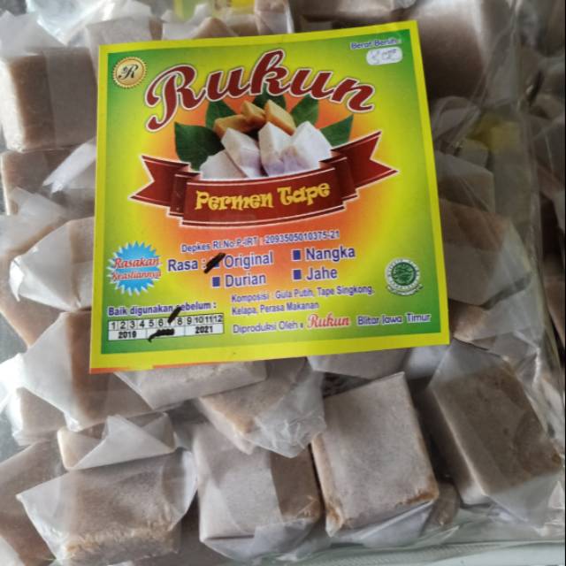 

PERMEN TAPE KHAS BLITAR 300 GRAM