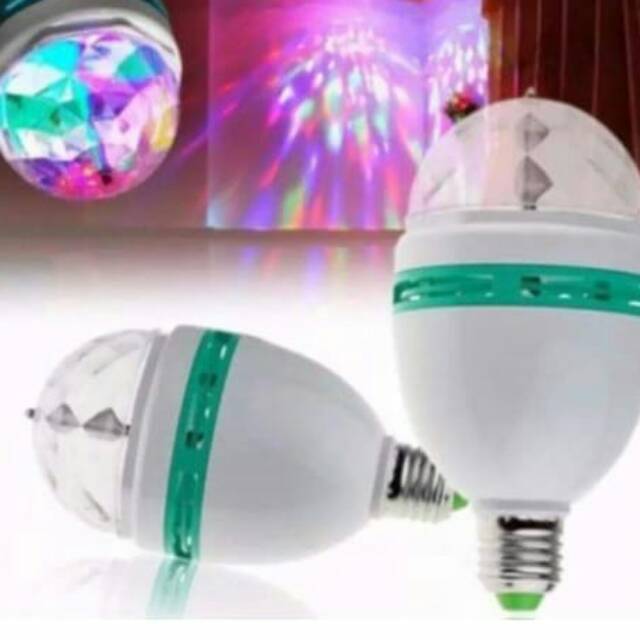 Lampu Disco Lampu Led Natal Lampu Tidur Warna Warni 3 Watt Shopee Indonesia