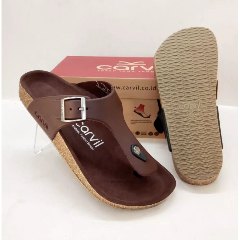 Sandal casual pria Carvil Benzo 01 original