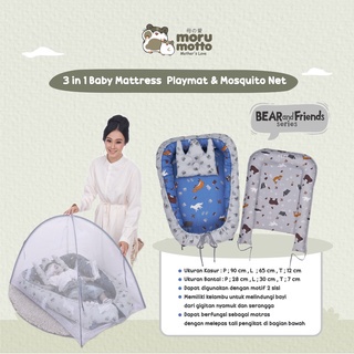 Moru Motto Kasur Bayi 3in1 + Kelambu MMK 9003