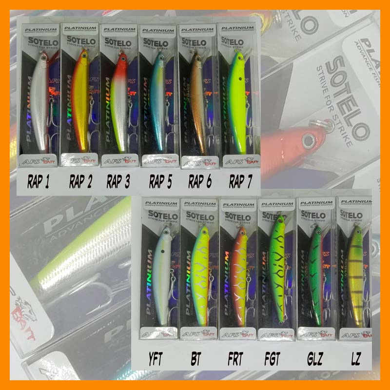 MINNOW SOTELO PLATINUM MARU 14 GR TYPE FLOATING