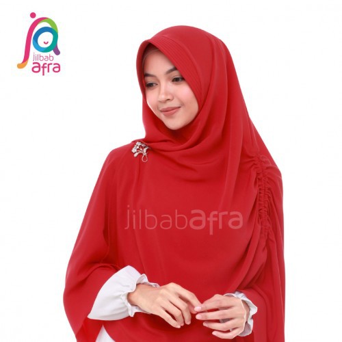 Jilbab Afra KHANSA Cherry