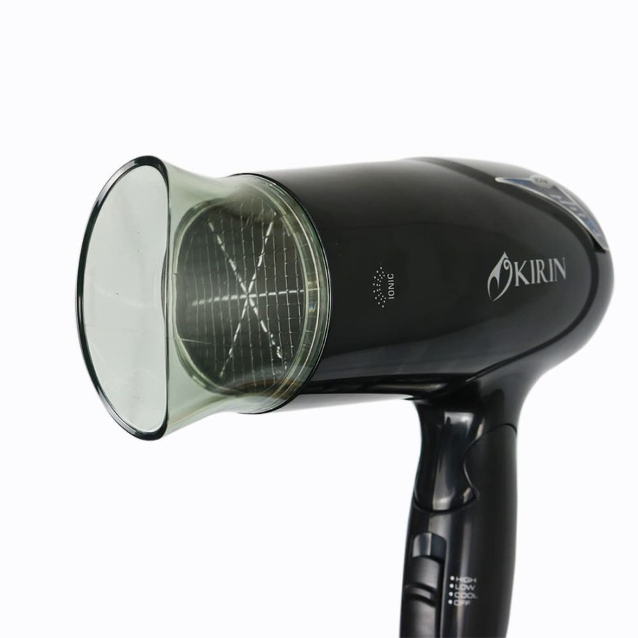 KIRIN Hair Dryer - Alat pengering Rambut KHD 850 BLACK - Garansi Resmi Kirin 1 Tahun