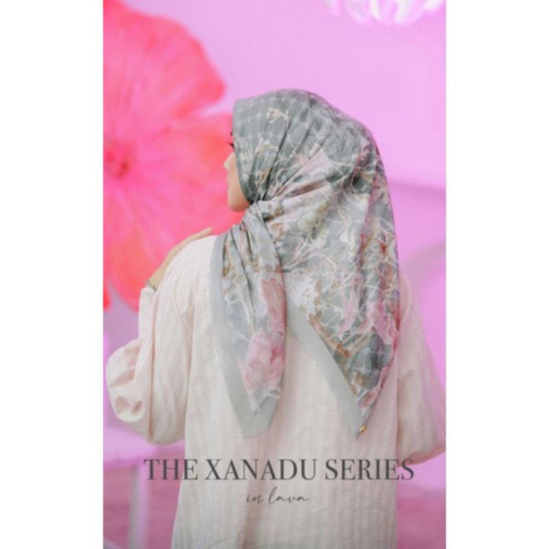 The XANADU SERIES Buttonscarves cocoa kyra scarf heaven light