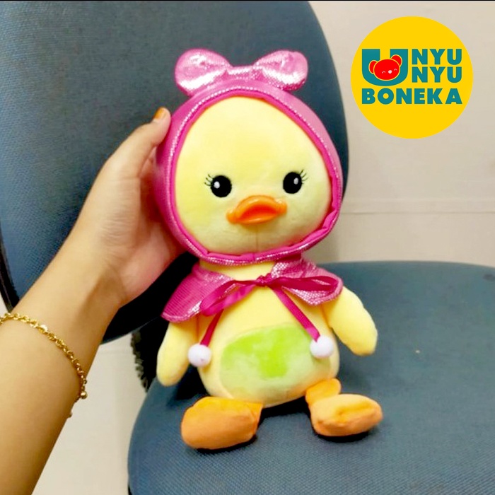 boneka piyo-piyo duck bebek frog duck bebek gliter souvenir kantor florist bucket