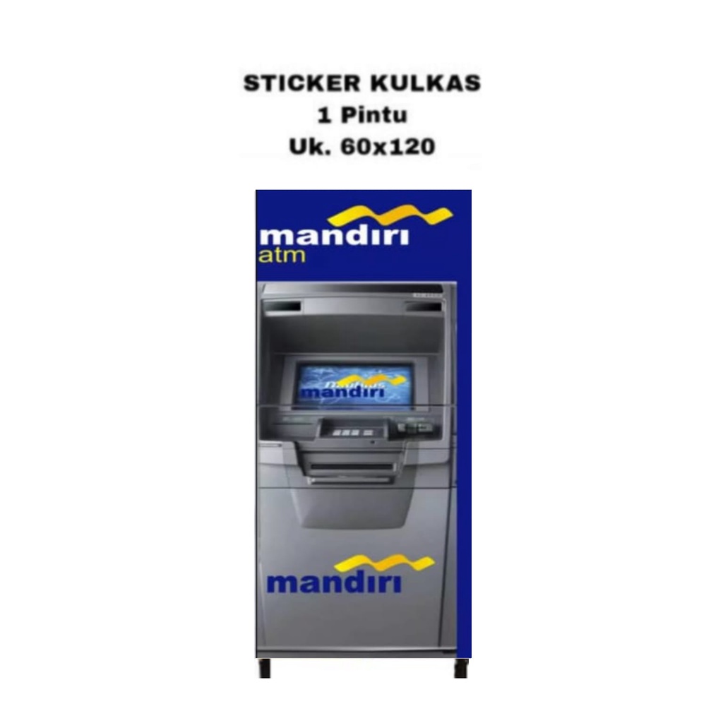 Sticker Kulkas Pintu Motif Mand*** ATM