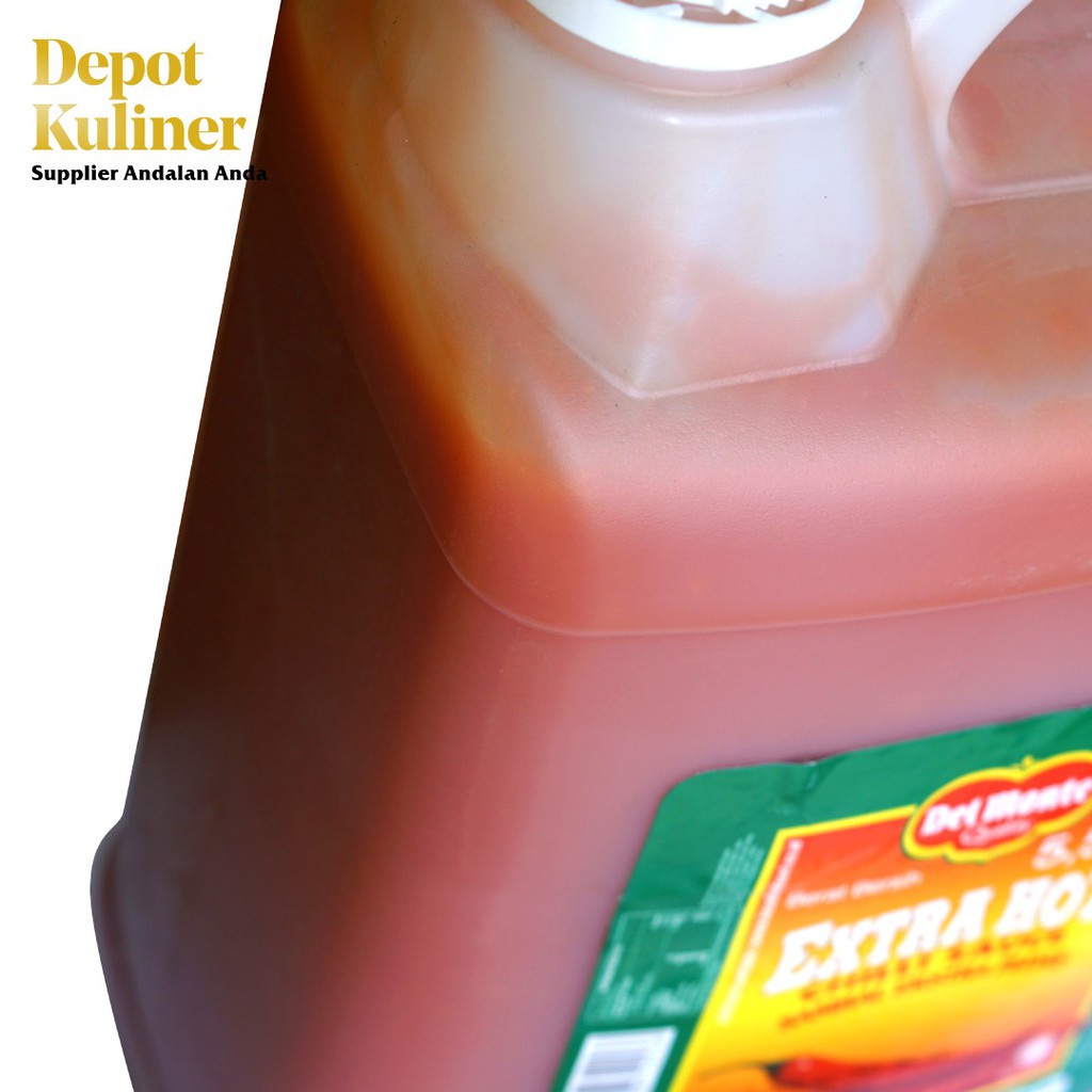 Del Monte Extra Hot Galon Delmonthe Saus Cabe Jerigen 5,5 Kg