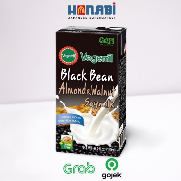 

Vegemil Black Bean Almond & Walnut Soymilk - 190ml Made In Korea