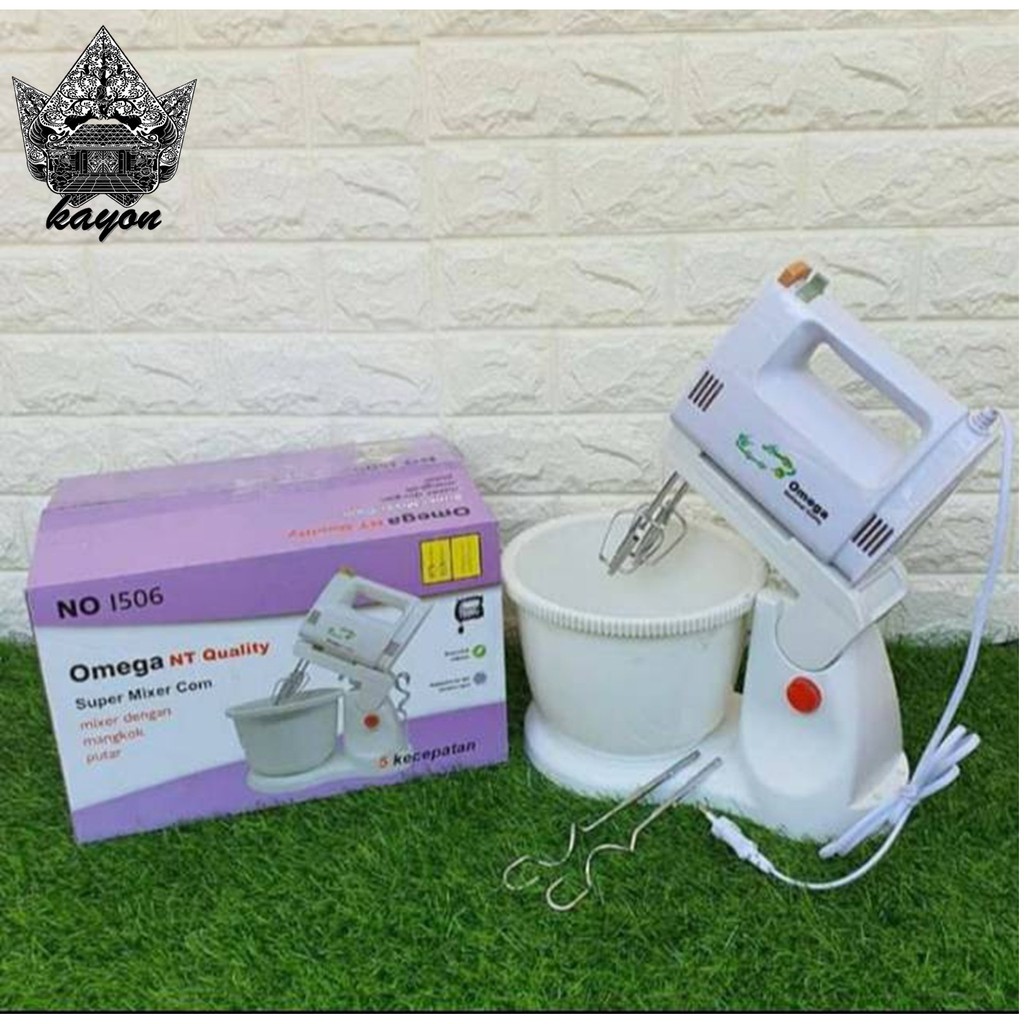 kayon.TERMURAH Stand Mixer National Omega 1506 Mixer Roti Duduk Berdiri + Mangkok Berputar Standing