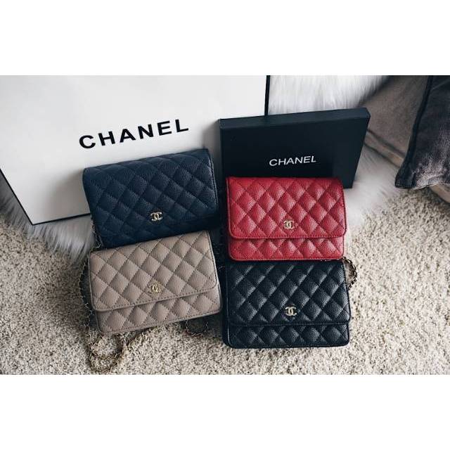Chanel WOC Classic Caviar with BOX