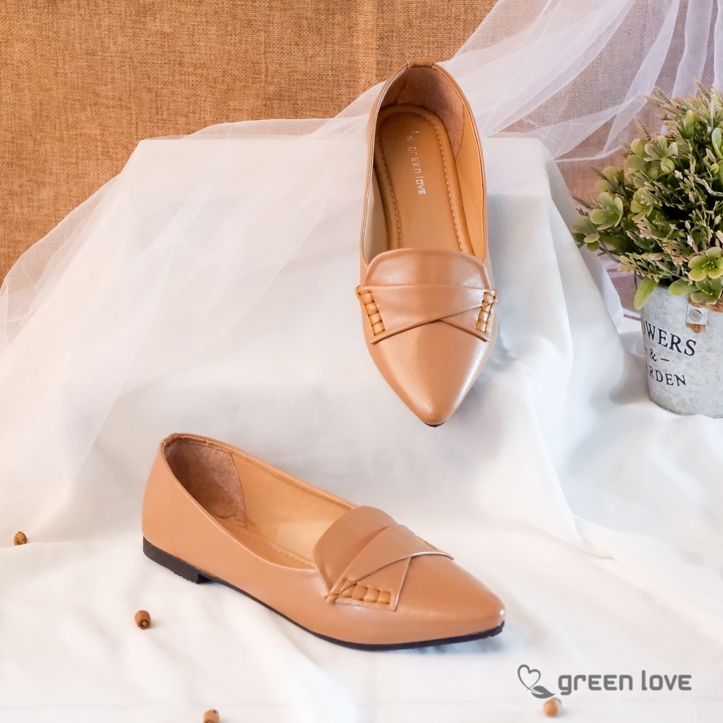 Green Love Sepatu Flat VICTORIA