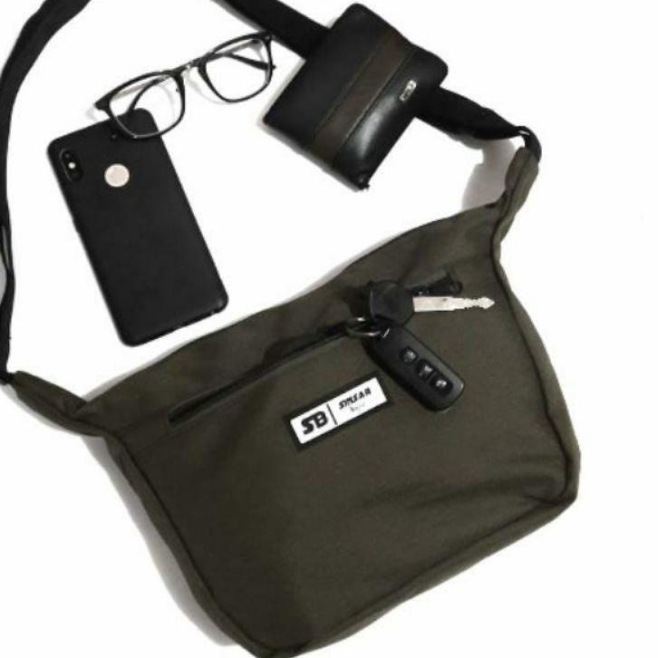 {MURMER} Slingbag Visval - Tas Selempang Sinsar Premium Tas Pria & Wanita Bahan kodura
