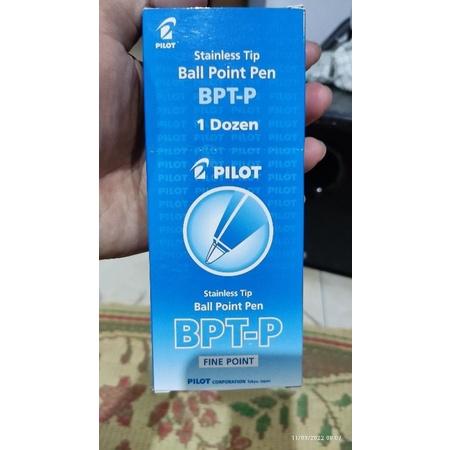 

pulpen pilot bptp .harga per box 12 biji