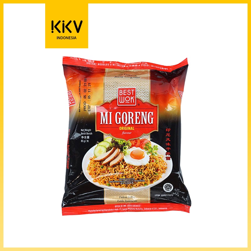 KKV - Best Wok Mi Goreng Original Instant Noodle 85gr