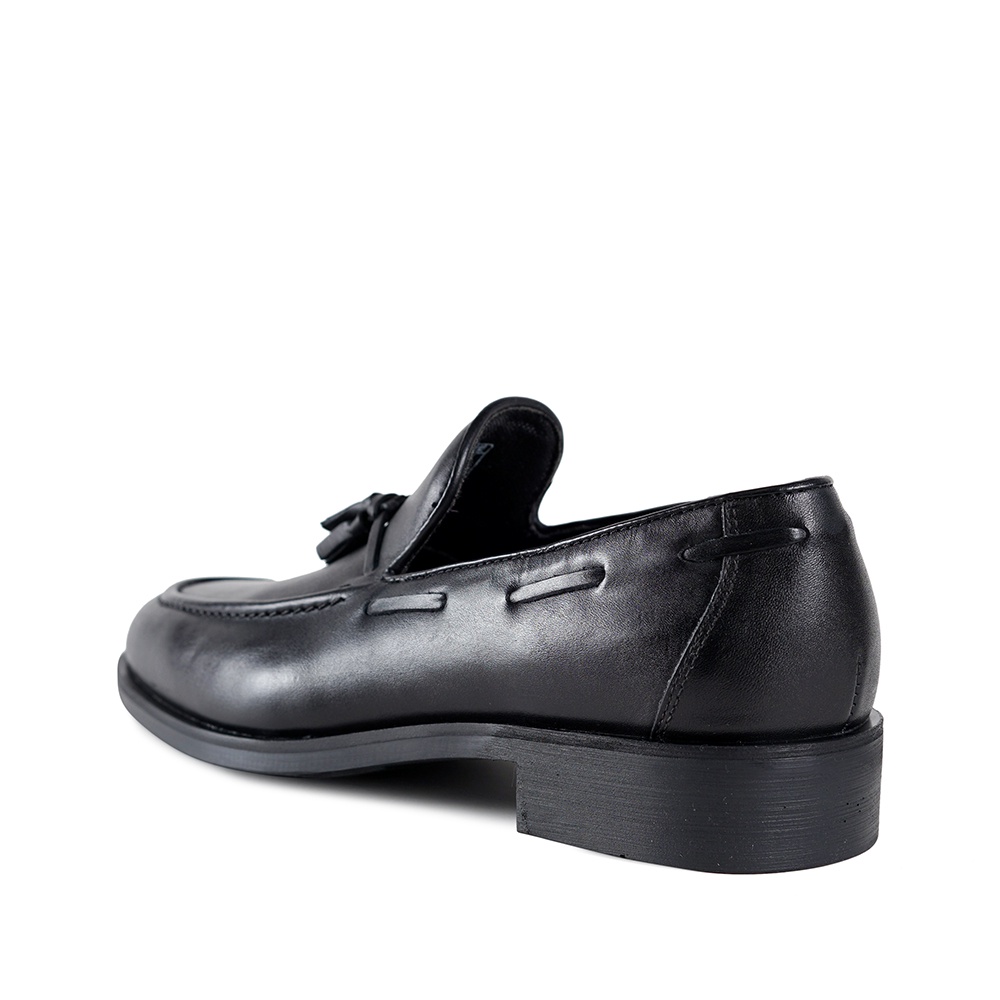 Prabu - Sepatu Kulit Slip On Pria Cala 2.0 Black Hitam