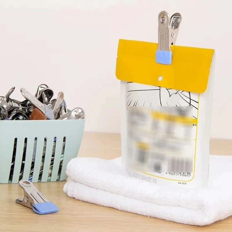 Klip Penjepit Pakaian / Kaos Kaki / Handuk Bahan Stainless Steel