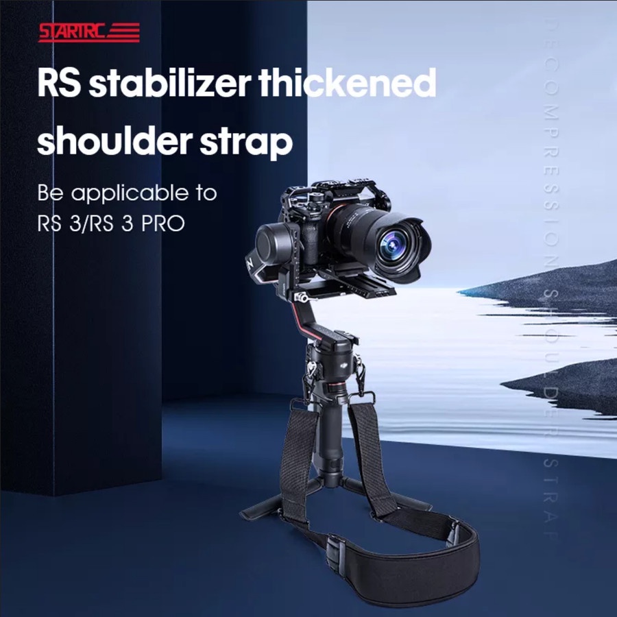 Startrc Comfortable Thickened Shoulder Strap for DJI RS 3 RS3 Pro