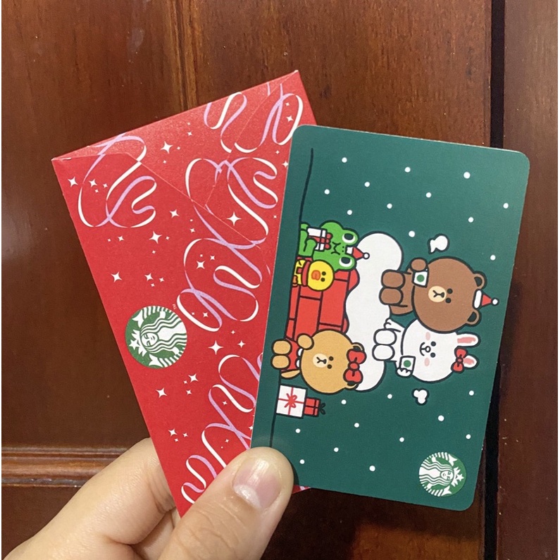 Starbucks Card Special Line Friends Limited Edition (Free Card Holder)