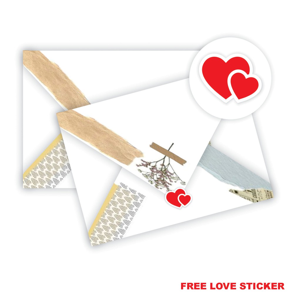 

10Pcs A300 Amplop Greeting Card