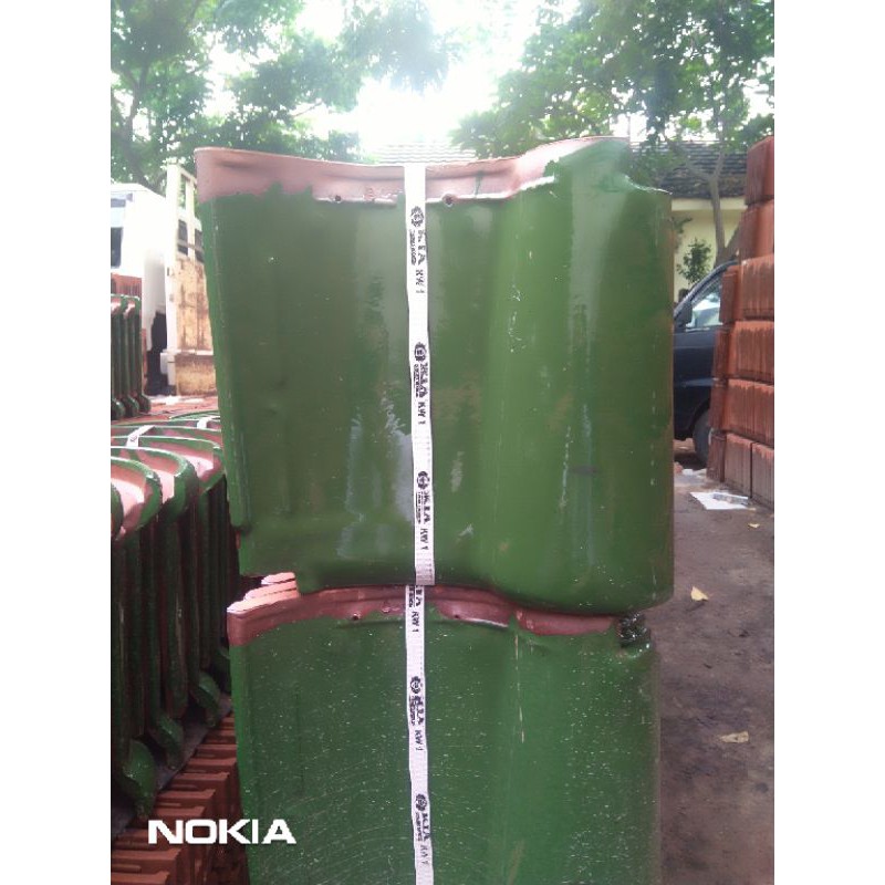 Genteng keramik KIA Jade Green