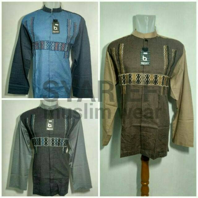 Baju Koko Lengan Panjang - IMTAQ ( Bahan Katun )