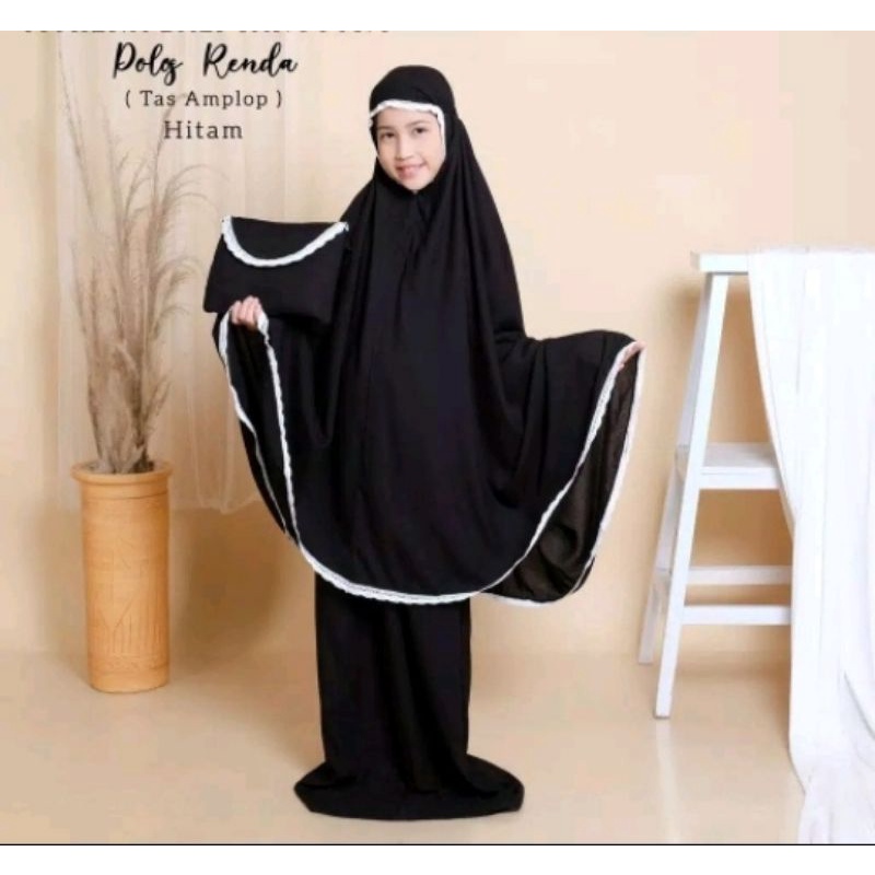 mukenah rayon anak/mukenah putusan anak/mukenah renda anak