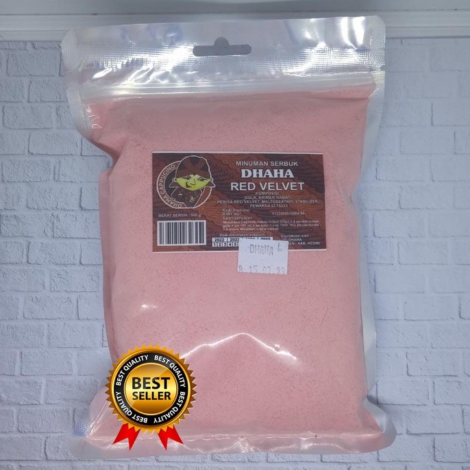 

Bubuk minuman Rasa Red Velvet DHAHA 500 gr / DHAHA Powder drink/ bubuk minuman rasa 500 gr