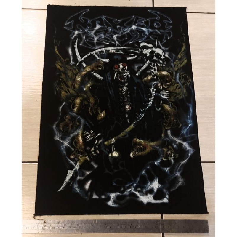 BACKPACTH BESAR 52X34 EMBLEM BESAR/ EMBLEM PUNGGUNG EMBLEM JAKET EMBLEM METALHEAD / DEADSQUADS