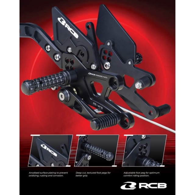 Single Footrest Foot step Underbon RCB S2 Yamaha New R15 V3