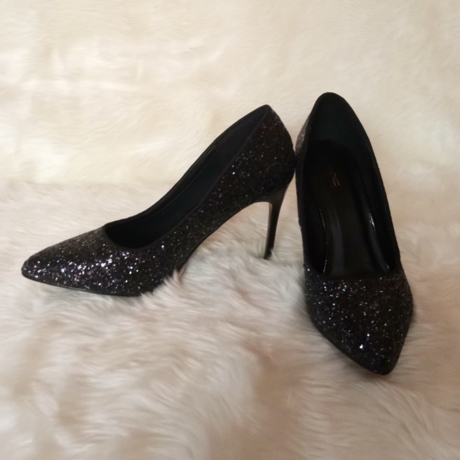 NBU Vincci Glitter Blink Shoes Sepatu ORIGINAL no 38
