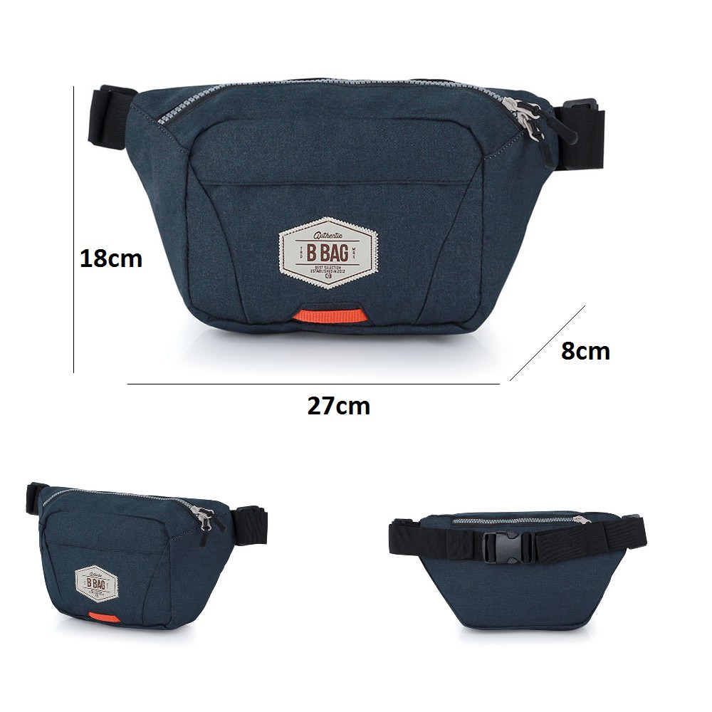 Tas Selempang Waistbag Kecil Pria Distro Original Terbaru Simpel Premium Multifungsi