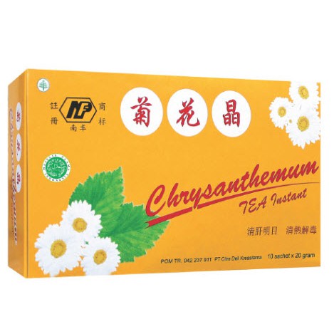 

Chrysanthemum teh panas dalam instant isi 10 sachet