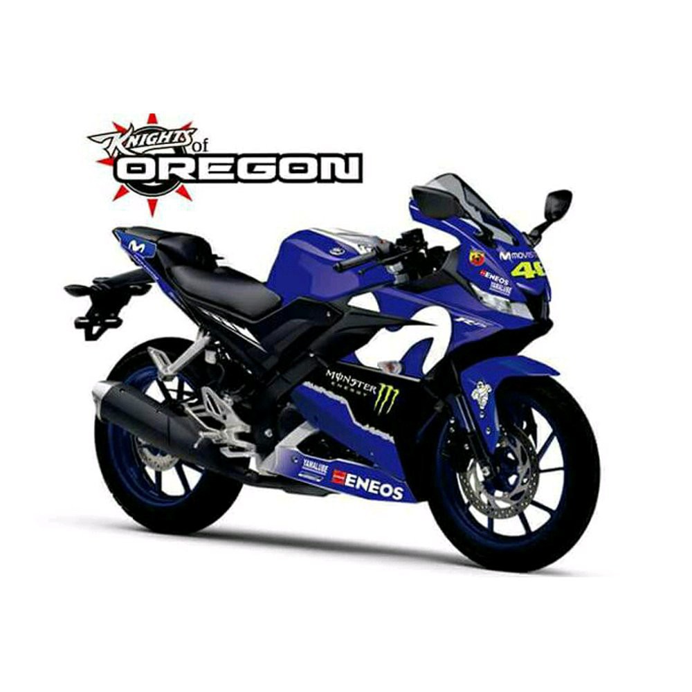 DECAL STRIPING R15 V3 MOVISTAR 2018 Limited