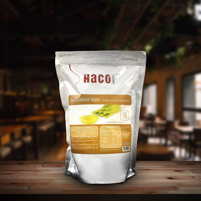 

PRODUK TERBARU - 1,2 KG HOLLANDAISE SAUCE HACO FROM SWISS