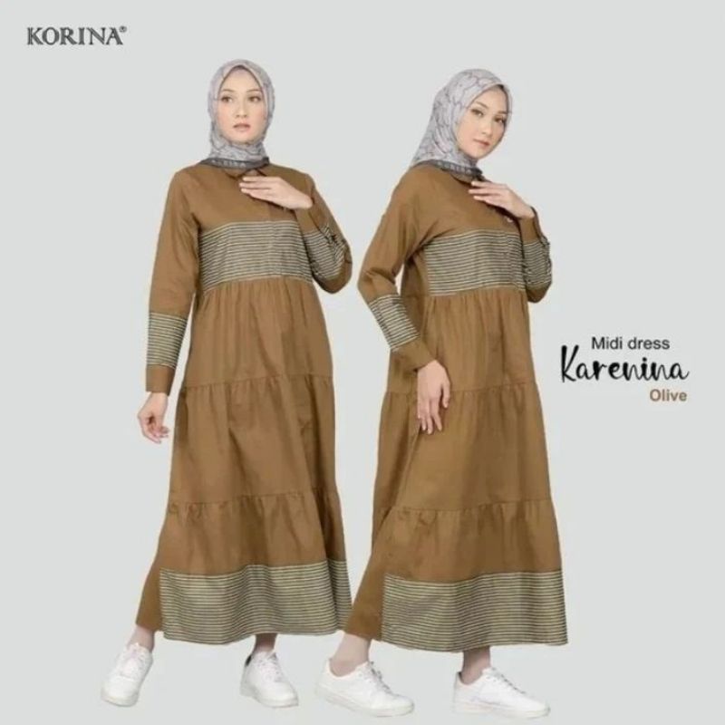 Karenina midi dress by Korina