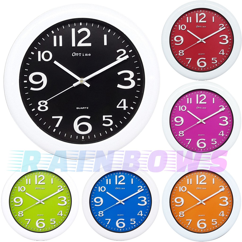 Jam Dinding OnTime (767-16) - Colourful Series (Quartz)
