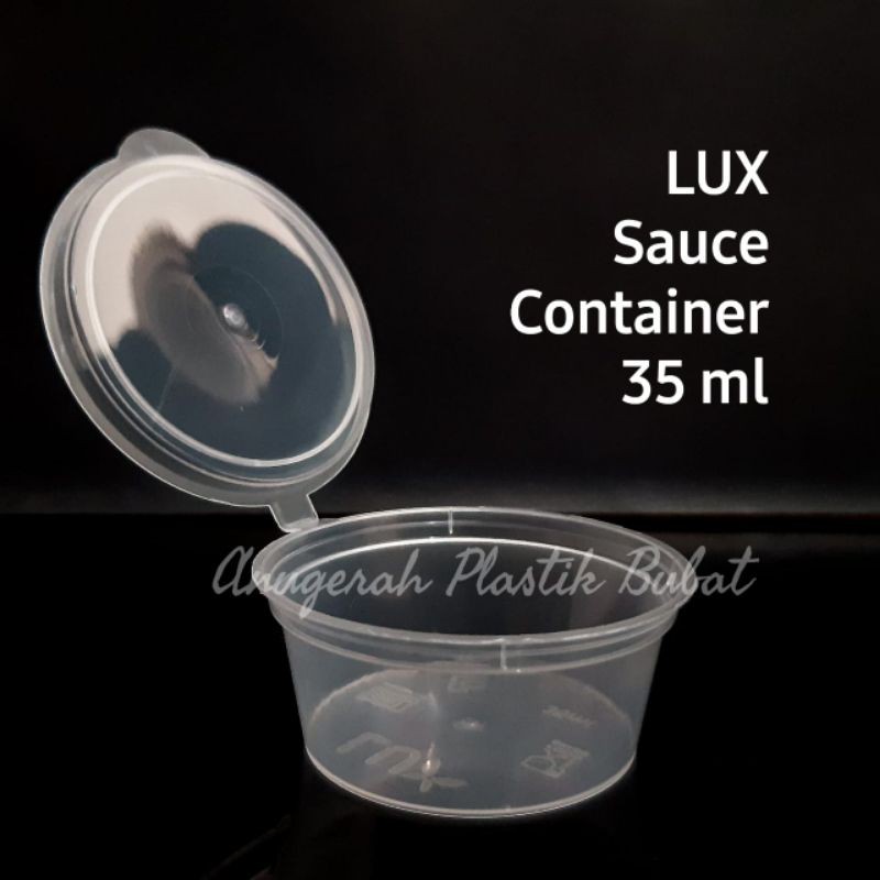 Tempat Saus Plastik 35 ml Merk Lux/Sauce Container