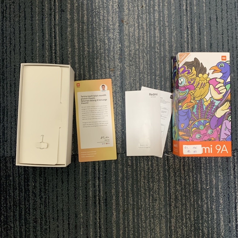 

DUS BOOK KARDUS BOX KARTON XIAOMI REDMI 9A ORIGINAL COPOTAN