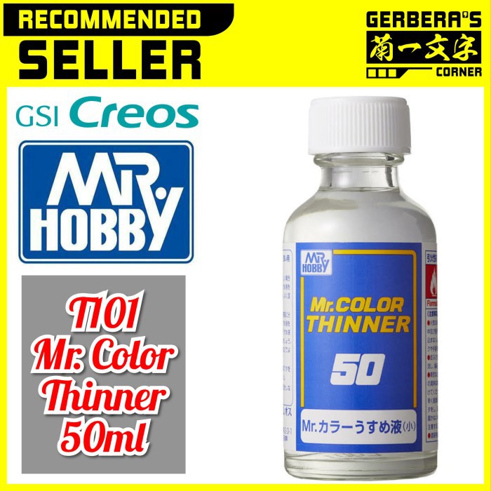 

Mr Color T101 Mr Color Thinner 50ml - Mr. Hobby - Lacquer Paint
