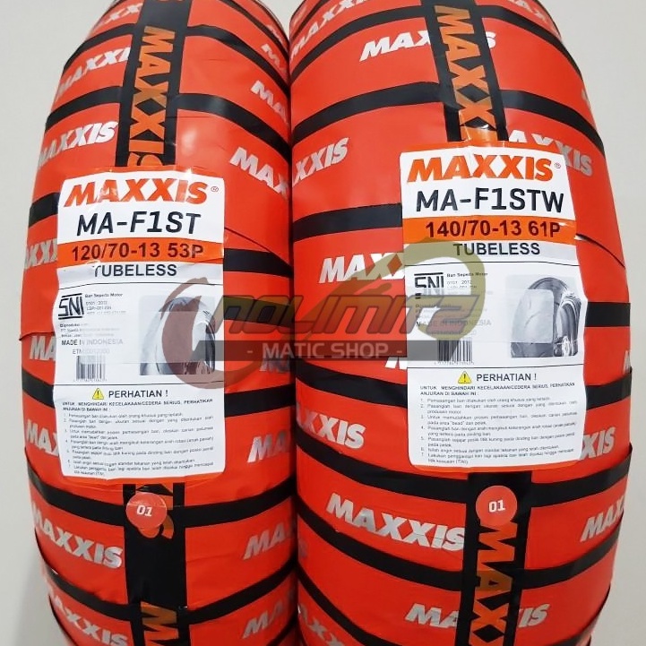 Ban Lebar Maxxis Victra MA-F1ST Depan Belakang 120/70 - 13 &amp; 140/70 - 13 NMAX Upsize