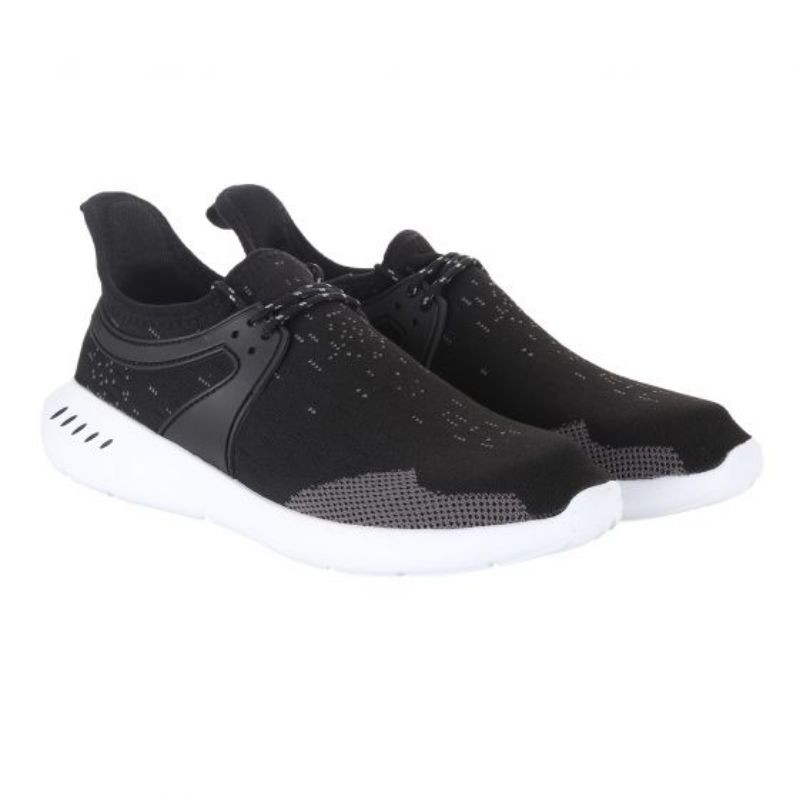 Piero Sepatu Running Runaway Black/White