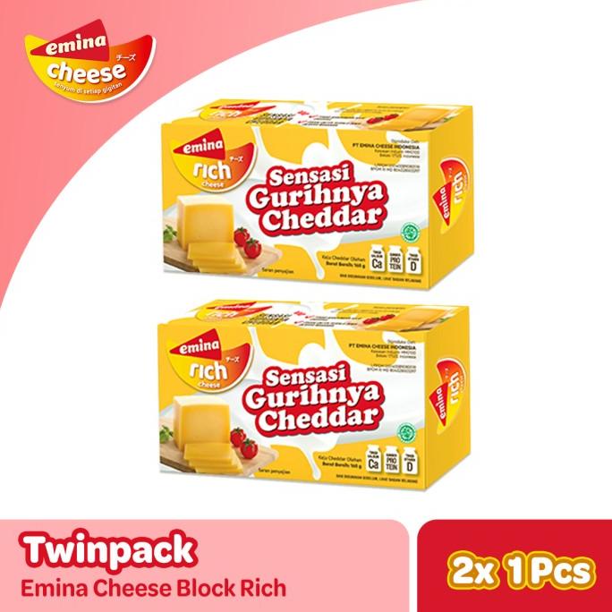 

(BISA COD) Twinpack EMINA Cheese Block Rich 165gr SPECIAL Kode 712